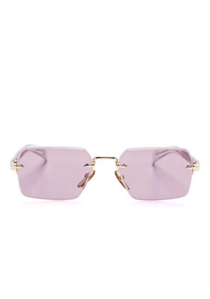 Eyewear by David Beckham DB 7109/S geometric-frame sunglasses - Gold