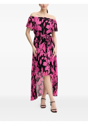 Joseph Ribkoff off-shoulder floral dress - Pink