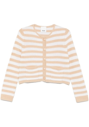Allude striped cardigan - Neutrals