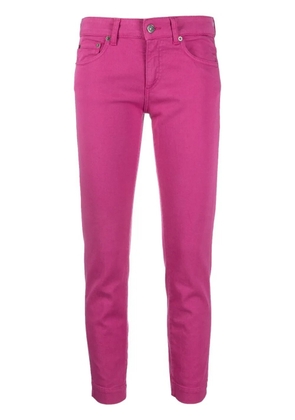 DONDUP Rose low-rise cropped jeans - Pink