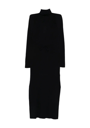 A.P.C. Marianna ribbed drawstring dress - Blue