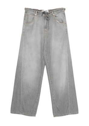 DARKPARK drawstring-waist wide-leg jeans - Grey