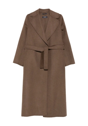 'S Max Mara belted wrap coat - Brown