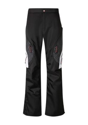 Casablanca monogram zipped ski trousers - Black