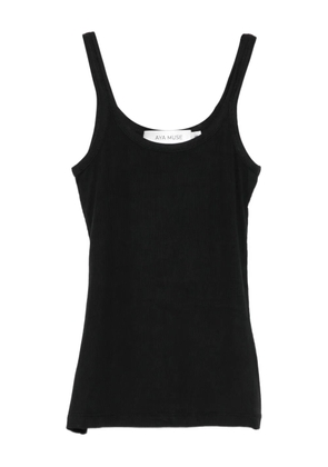 Aya Muse fine-ribbed tank top - Black
