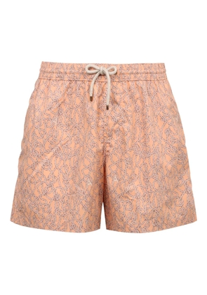 Agnona drawstring swim shorts - Pink