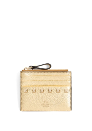 Valentino Garavani Rockstud card holder - Gold
