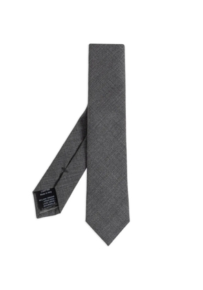 Emporio Armani mélange-effect tie - Grey