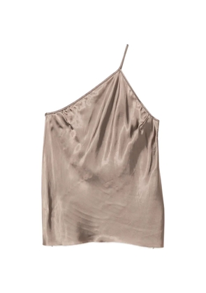 Rick Owens one-shoulder top - Brown