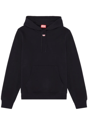 Diesel S-Ginn-Hood-D logo-appliqué hoodie - Black