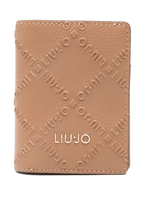 LIU JO logo-embossed wallet - Neutrals