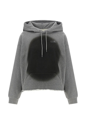 MM6 Maison Margiela printed hoodie - Grey
