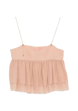 Chloé chain-strap top - Neutrals
