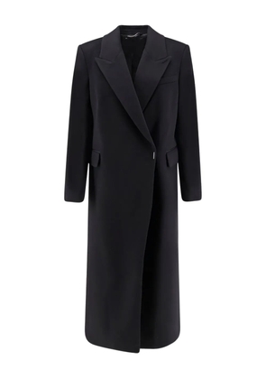 BOSS Callafy peak lapel cashmere coat - Black