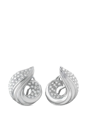 LB Exclusive diamond-embellishment earrings - Silver