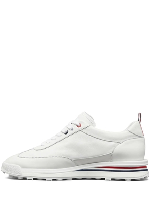 Thom Browne lace-up leather sneakers - White