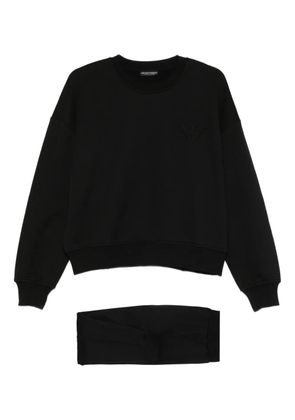 Emporio Armani crew-neck sweatshirt - Black