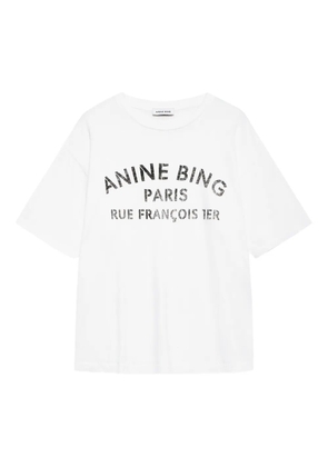 ANINE BING stencil Cohen tee - White