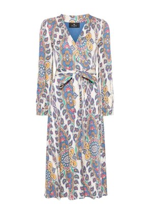 ETRO paisley-print midi dress - Neutrals