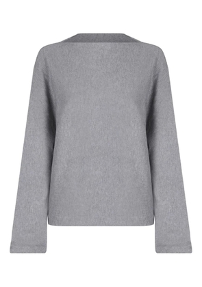 Vince boat-neck wide-sleeve jumper - Grey