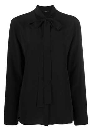 JOSEPH Bayne tie-fastening blouse - Black