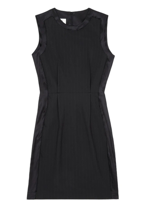 MM6 Maison Margiela pinstriped sleeveless minidress - Black