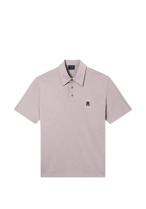 Armani Exchange button polo shirt - Grey