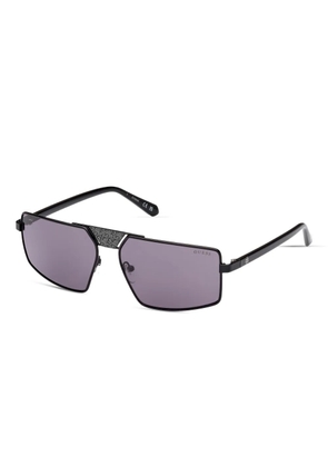 GUESS EYEWEAR rectangle frame sunglasses - Black