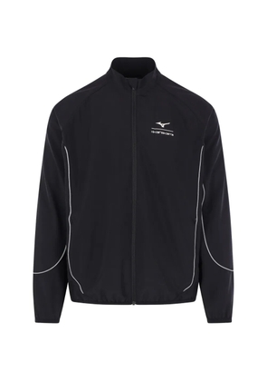 Mizuno reflective piping zip track jacket - Black