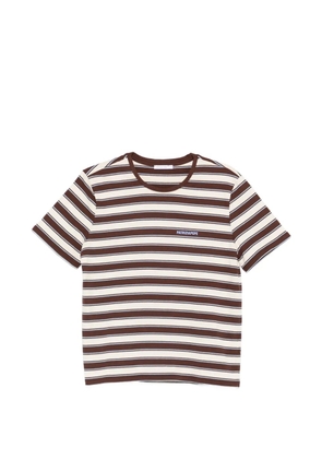 Patrizia Pepe striped cotton T-shirt - Neutrals