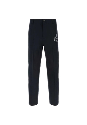 Gucci blue twill trousers