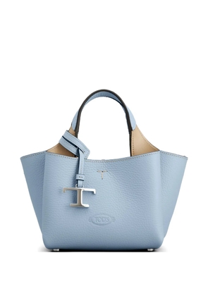 Tod's logo-pendant tote bag - Blue