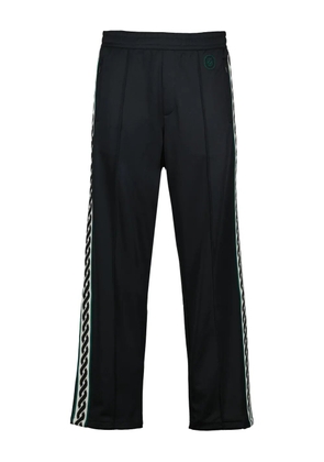 Drôle De Monsieur logo-embroidered track pants - Black