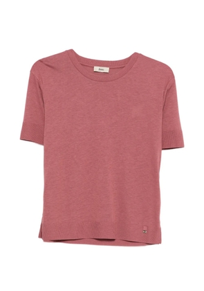 Herno crew-neck T-shirt - Pink