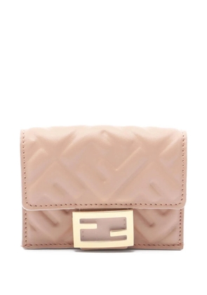 Fendi Pre-Owned 2020s Baguette quilted leather wallet - Pink
