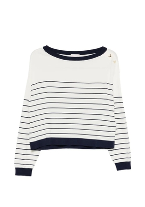 LIU JO striped button top - Neutrals