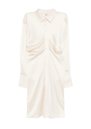 TOTEME slouched shirt dress - Neutrals