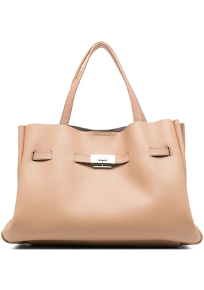 DKNY buckle-fastening tote bag - Neutrals
