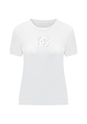Dolce & Gabbana logo-detail short-sleeve T-shirt - White
