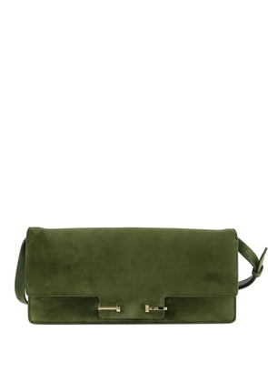 TOM FORD Aube suede clutch bag - Green