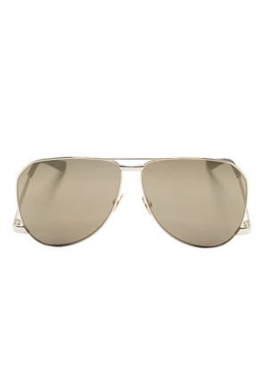 Saint Laurent Eyewear pilot-frame sunglasses - Gold