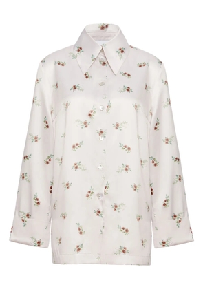Sleeper Blossom-print shirt - Grey