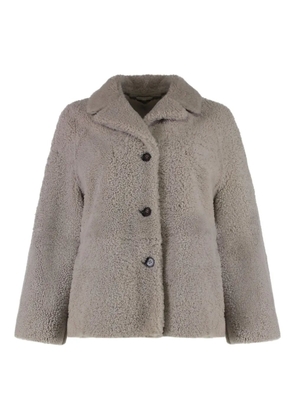 'S Max Mara Violante shearling coat - Grey