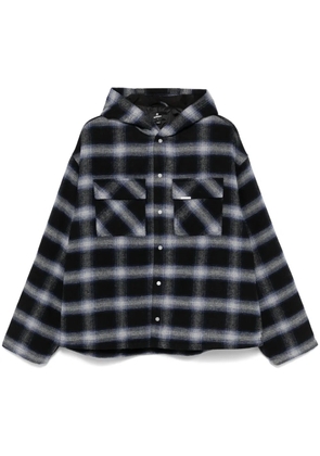 Represent checked jacket - Blue