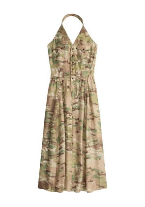 Ralph Lauren RRL buttoned tie-waist dress - Green