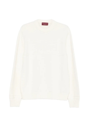 Gucci logo-detail sweater - White