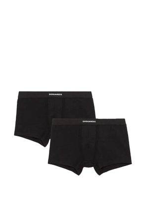 DSQUARED2 logo boxers (set of two) - Black
