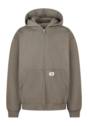 DICKIES logo-patch hoodie - Green