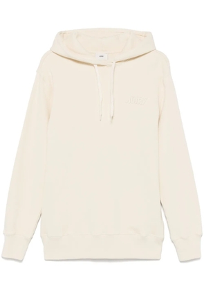 Autry logo-patch hoodie - Neutrals