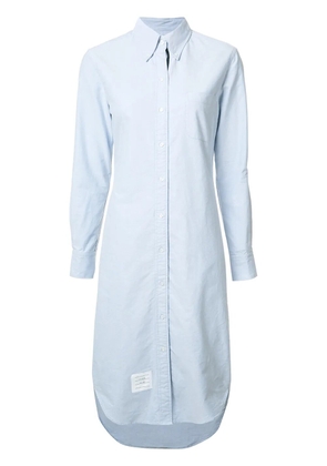 Thom Browne long-sleeve midi shirtdress - Blue